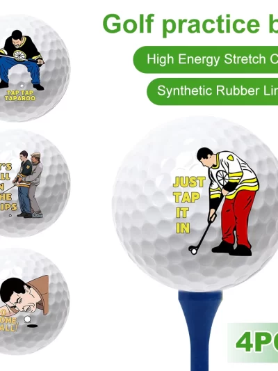 Funny Golf Ball Set 4 Pieces