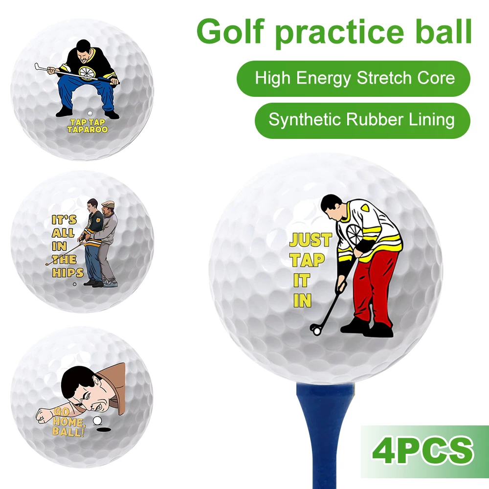 Funny Golf Ball Set 4 Pieces