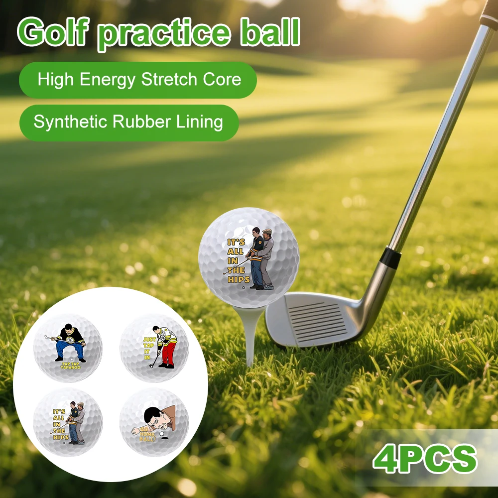 Funny Golf Ball Set 4 Pieces - Image 4