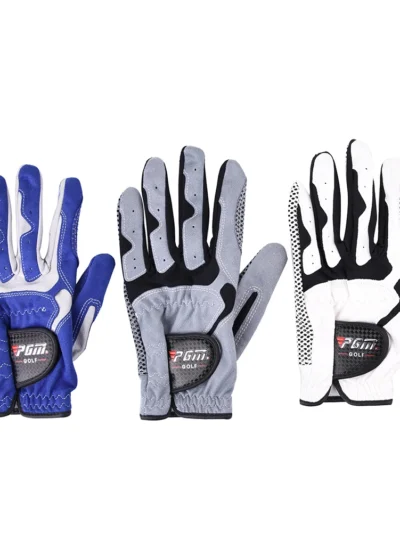 Golf Gloves Male Left Hand Breathable Golf Glove LYCRA Slip-resistant Granules Microfiber Cloth Gloves For Golf Accessories