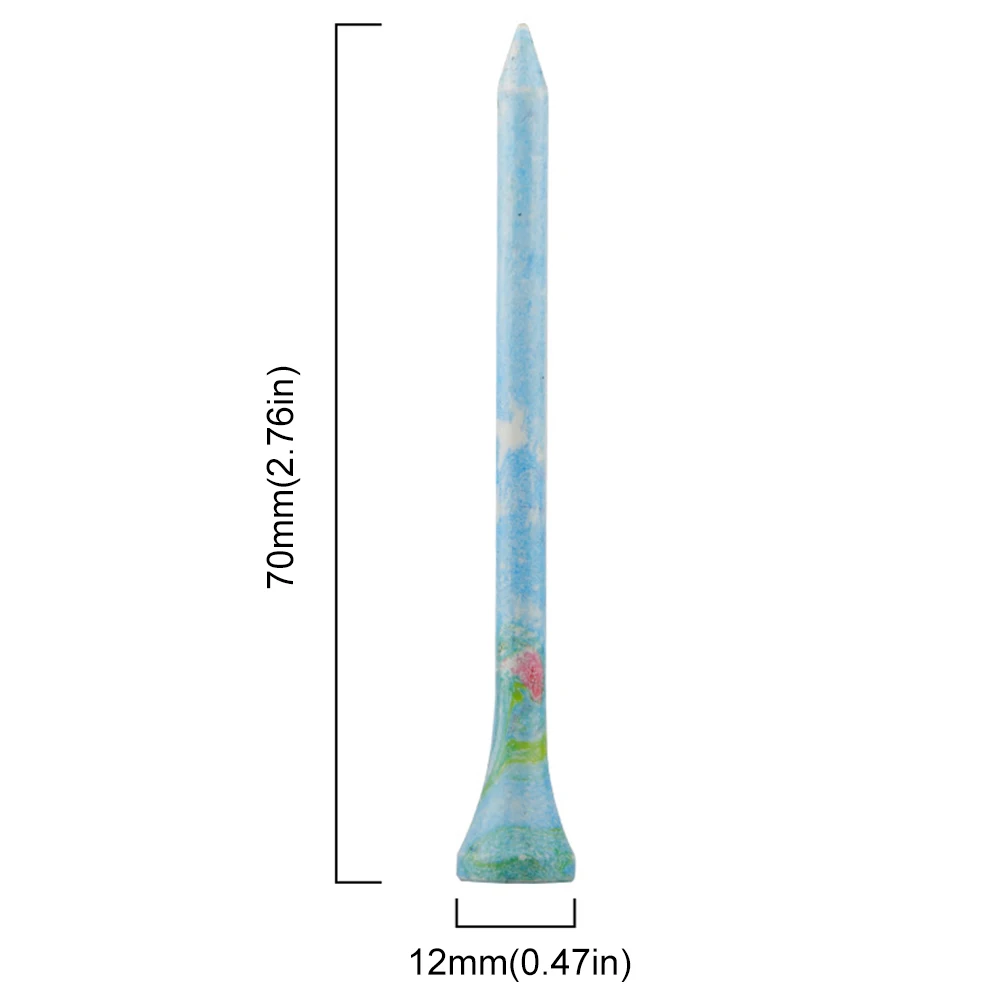 50Pcs Golf Wood Tees Mixed Color - Image 7