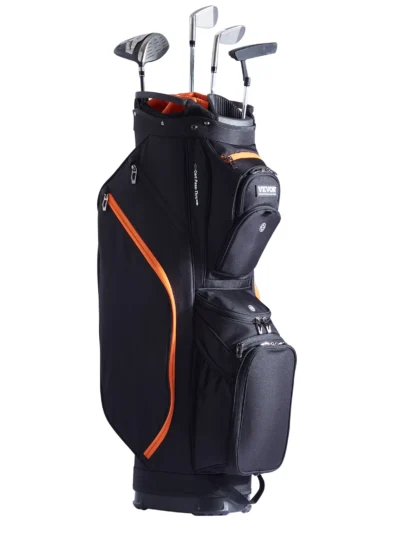 SucceBuy Golf Cart Bag with 14 Way Organizer Divider Top 36” 13 Pockets Premium Cart Bag