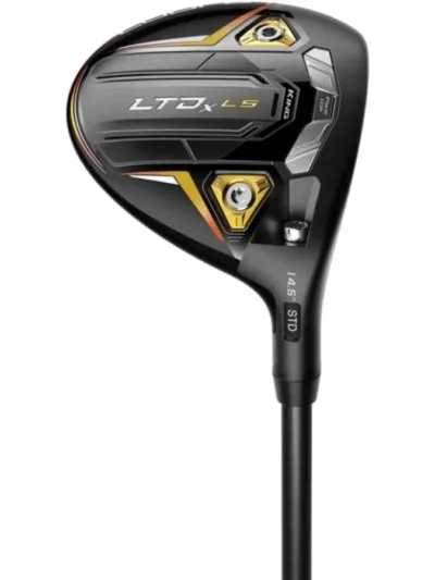 Men's Fairway Wood with Matte Black/Gold Fusion Design for Enhanced Performance