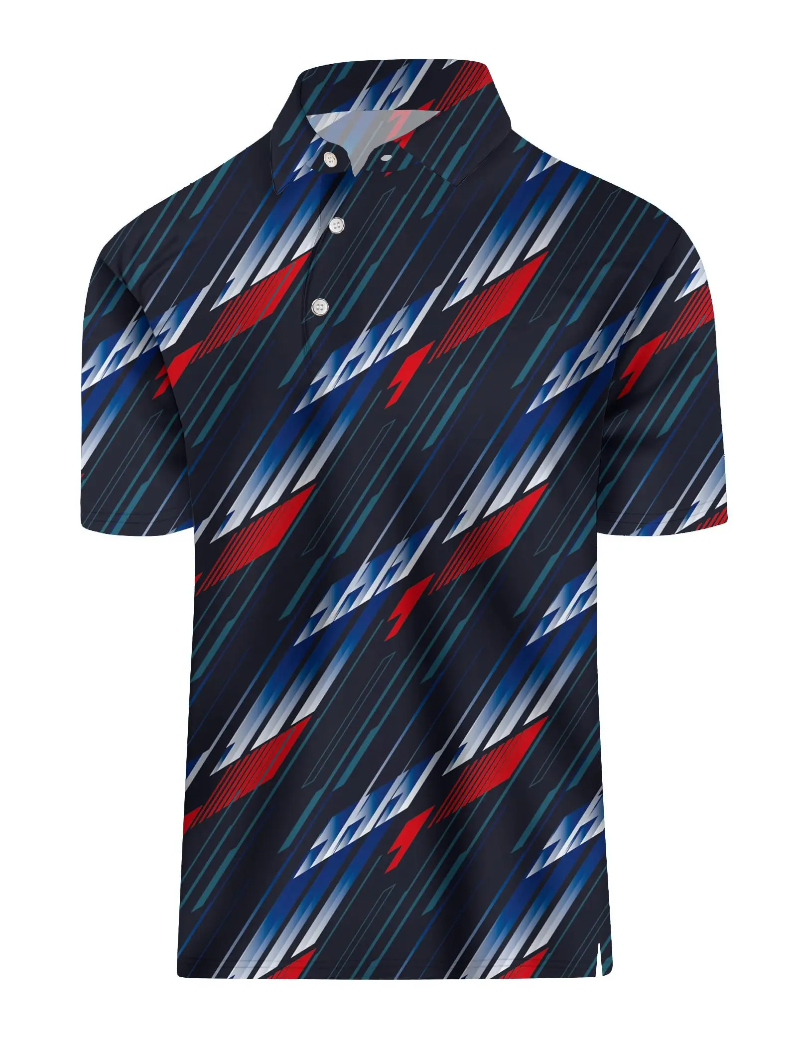 Men's Golf T-shirt Soft Breathable Elastic Fabric Short Sleeve - Image 7