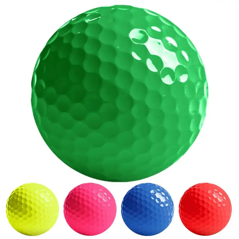 Neon Color Golf Balls Golf Extreme Distance Double-layer Ball Professional Practice