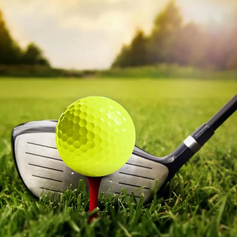 Neon Color Golf Balls Golf Extreme Distance Double-layer Ball Professional Practice - Image 3