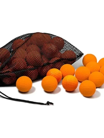 JAYA Foam Golf Practice Balls 24 Pack or 12 Pack Realistic Feel and Limited Flight Soft for Indoor or Outdoor Training