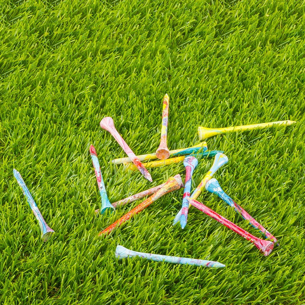 50Pcs Golf Wood Tees Mixed Color - Image 5