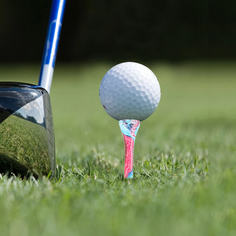 50Pcs Golf Wood Tees Mixed Color - Image 6