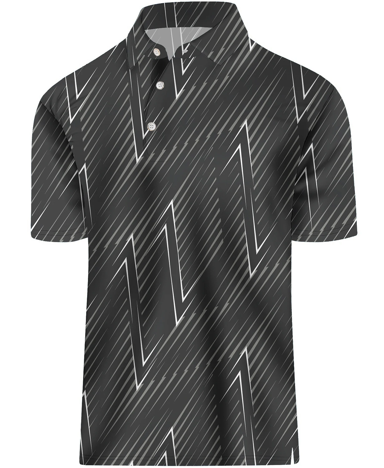 Men's Golf T-shirt Soft Breathable Elastic Fabric Short Sleeve - Image 6