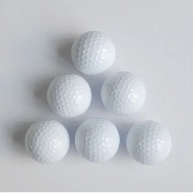 2024 New 10pcs Outdoor golf double-layer white ball two-layer practice ball - Image 4