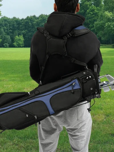 Portable Golf Stand Bag Nylon Golf Stand Bag with Shoulder Strap