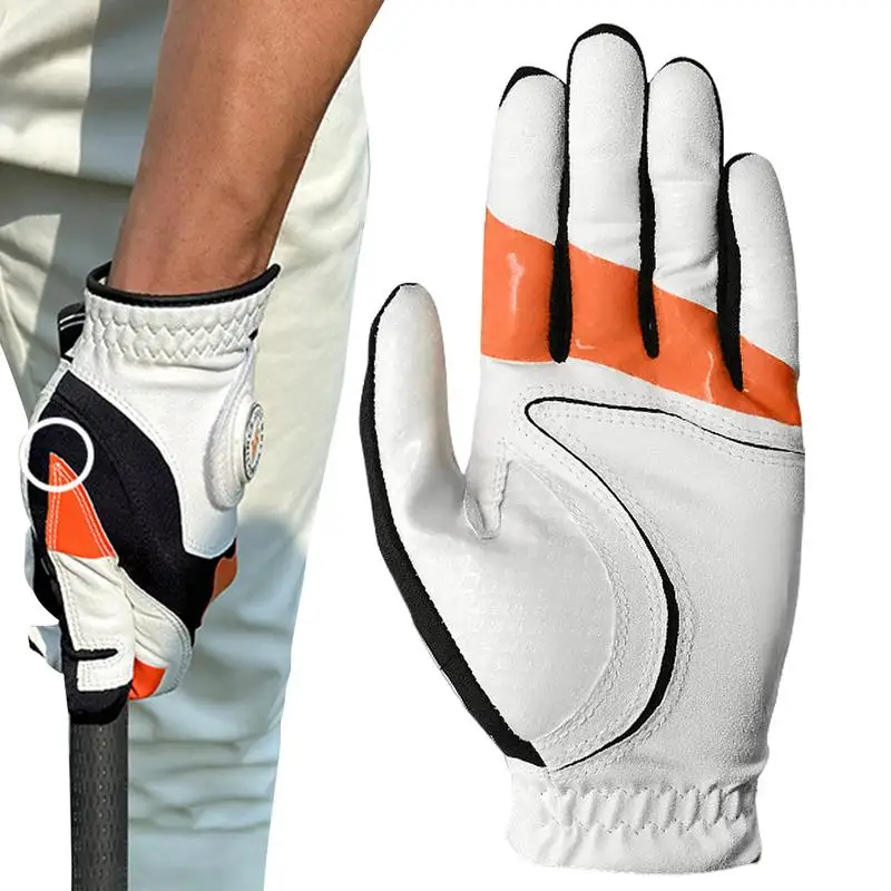 Left Hand Golf Gloves Grip Trainer Reduce Golf Hook Ball Corrector Gloves - Image 3