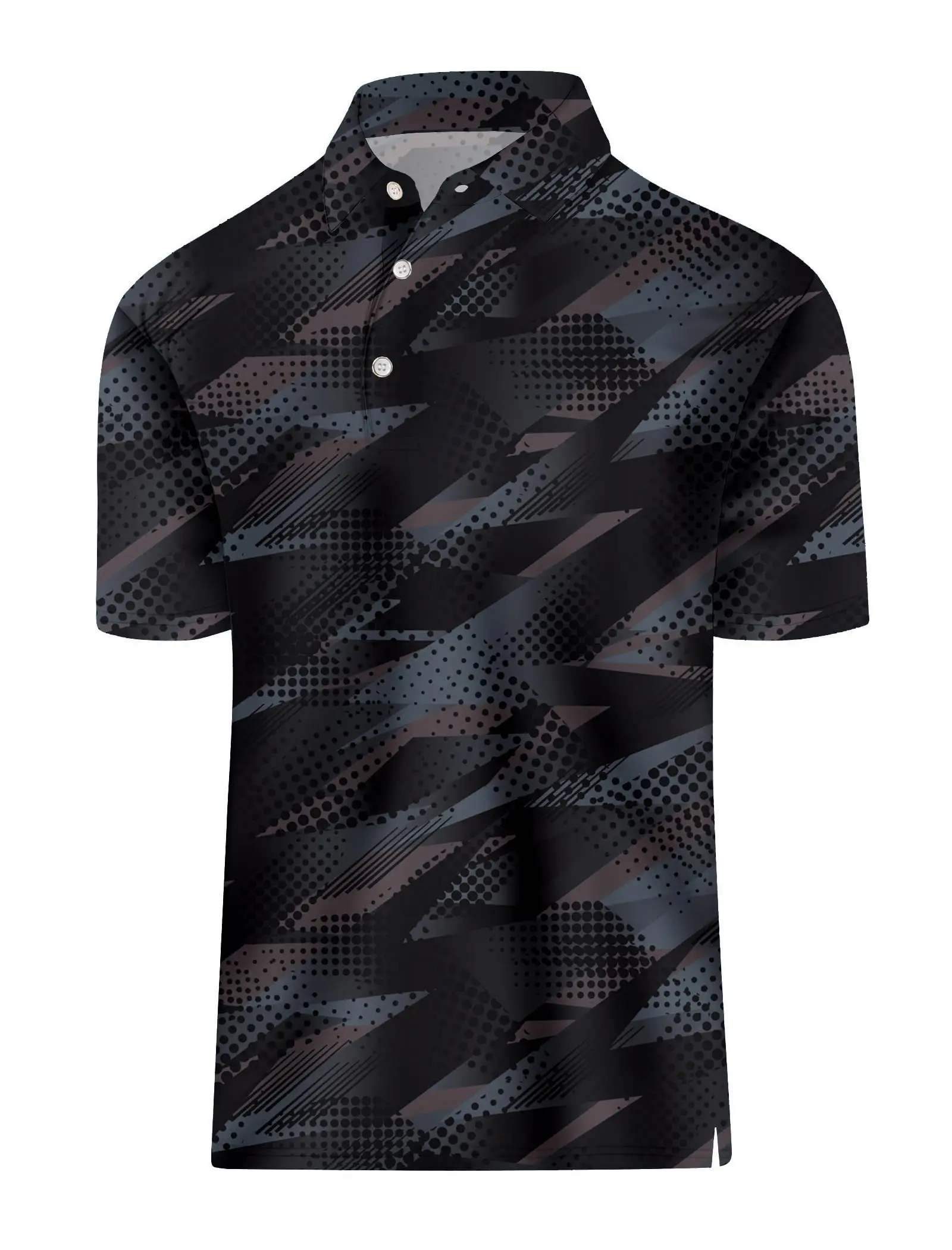 Men's Golf T-shirt Soft Breathable Elastic Fabric Short Sleeve - Image 2