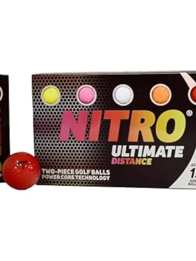 Nitro Ultimate Distance Golf Ball 15Pack MultiColored