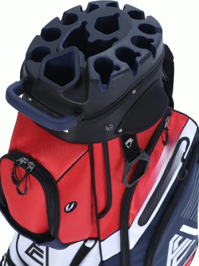 T-Lock Golf Cart Bag with 14 Way Organizer Divider Top