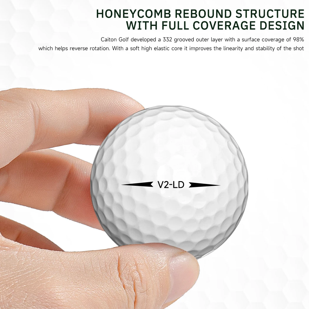 Caiton 100pcs 2-Layer Golf Balls - Image 3
