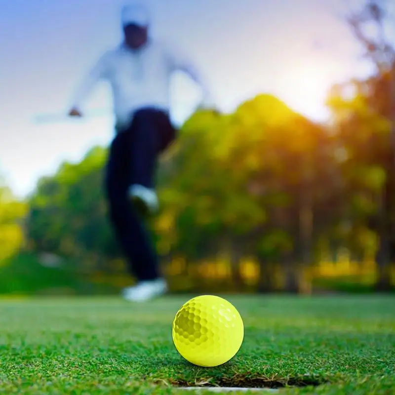 Neon Color Golf Balls Golf Extreme Distance Double-layer Ball Professional Practice - Image 4