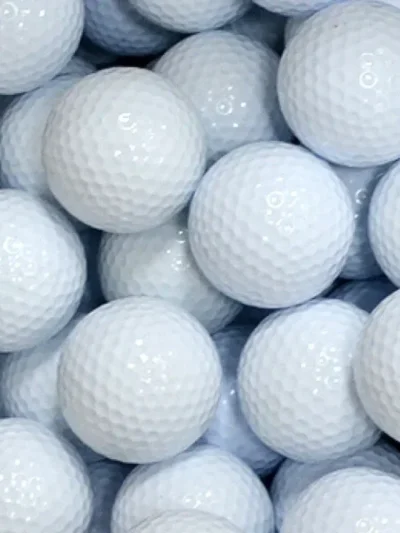 2024 New 10pcs Outdoor golf double-layer white ball two-layer practice ball