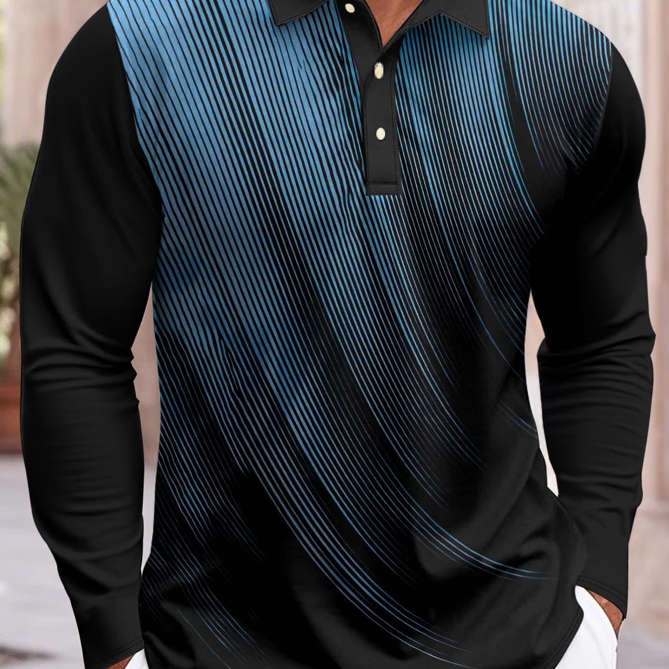 Men's Long-Sleeved Polo Shirt - Image 6