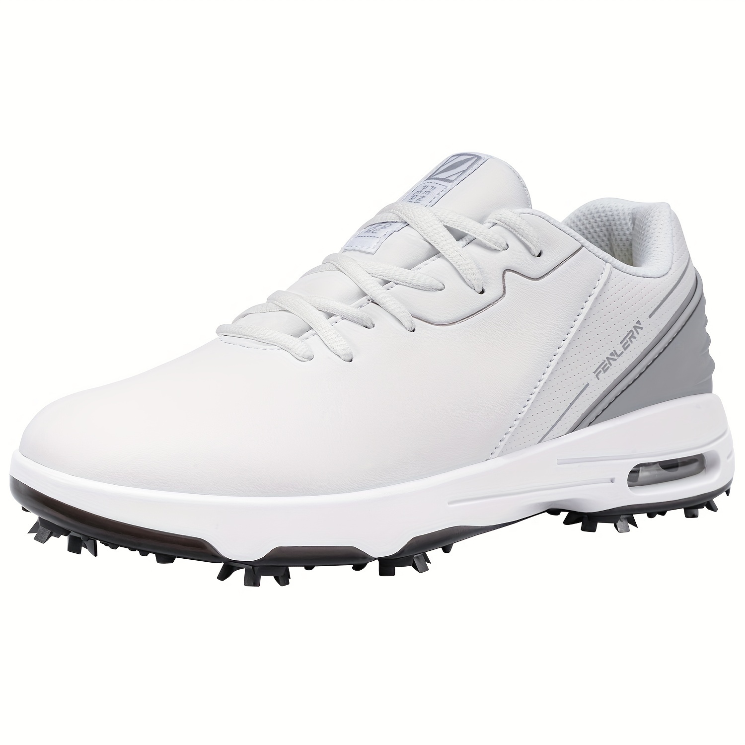 FENLERN Men's Waterproof & Breathable Golf Shoes with Cushioned Support, Full-Grip Cleats - Image 6