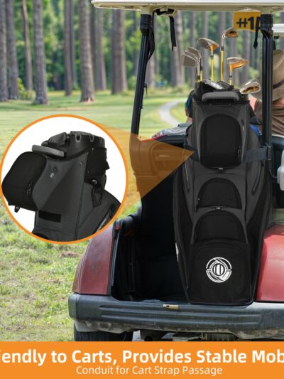 Cozerex Golf Bag, 14 Way Top Golf Cart Bag