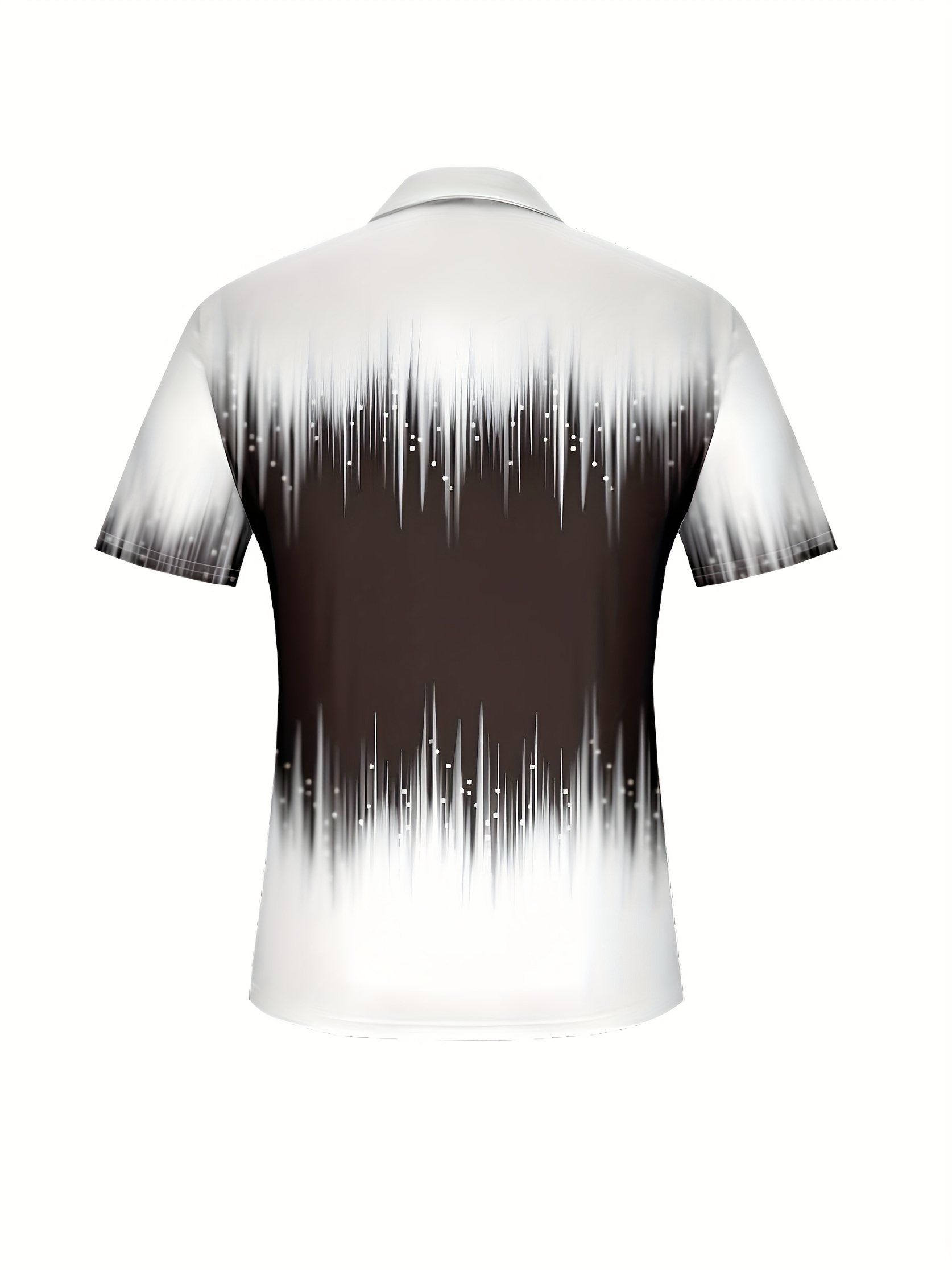 Women's Modern Two-Tone Full-Body Print Golf Shirt - Image 2