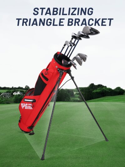 PGM Red Golf Stand Bag Lightweight