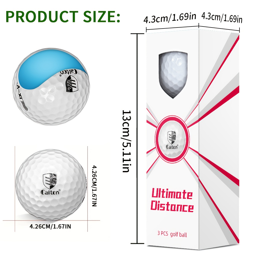 Caiton 6pcs Long Distance Golf Balls - Image 4