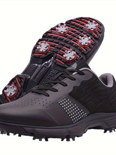 Men's Golf Shoes Professional Spikes Non Slip Mesh Breathable Golf Sport Training Sneakers Men