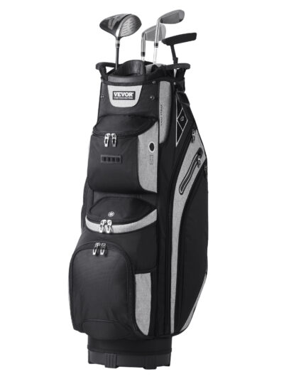 VEVOR Golf Cart Bag with 14 Way Organizer Divider Top, 36” 13 Pockets Premium Cart Bag