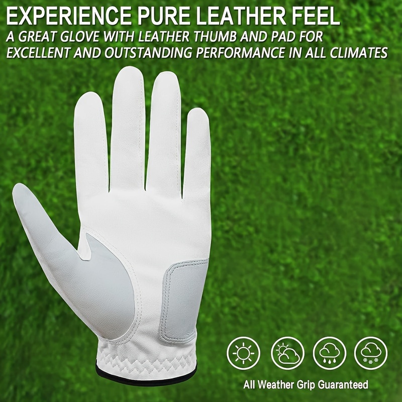 FINGER TEN Men's Golf Gloves 3pcs Left Hand Right Handed - Image 8