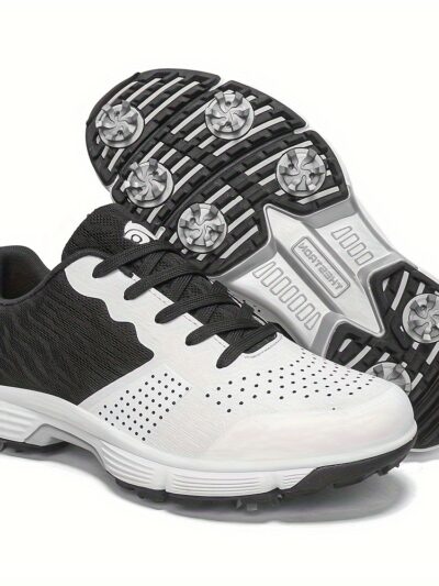 Professional Mens Golf Shoes Big Size 7-14 Spikes Non-Slip Golf Sport Sneakers For Men