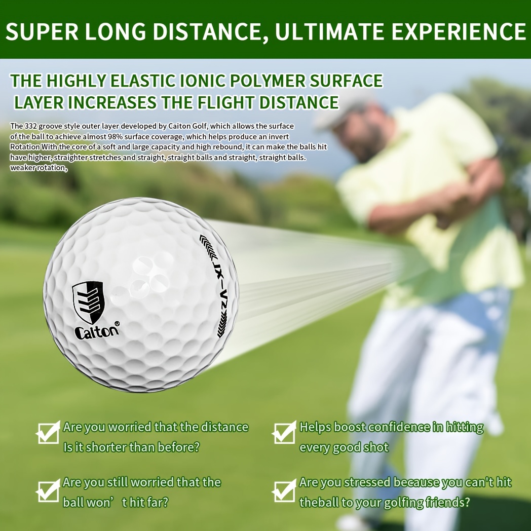 Caiton 6pcs Long Distance Golf Balls - Image 7