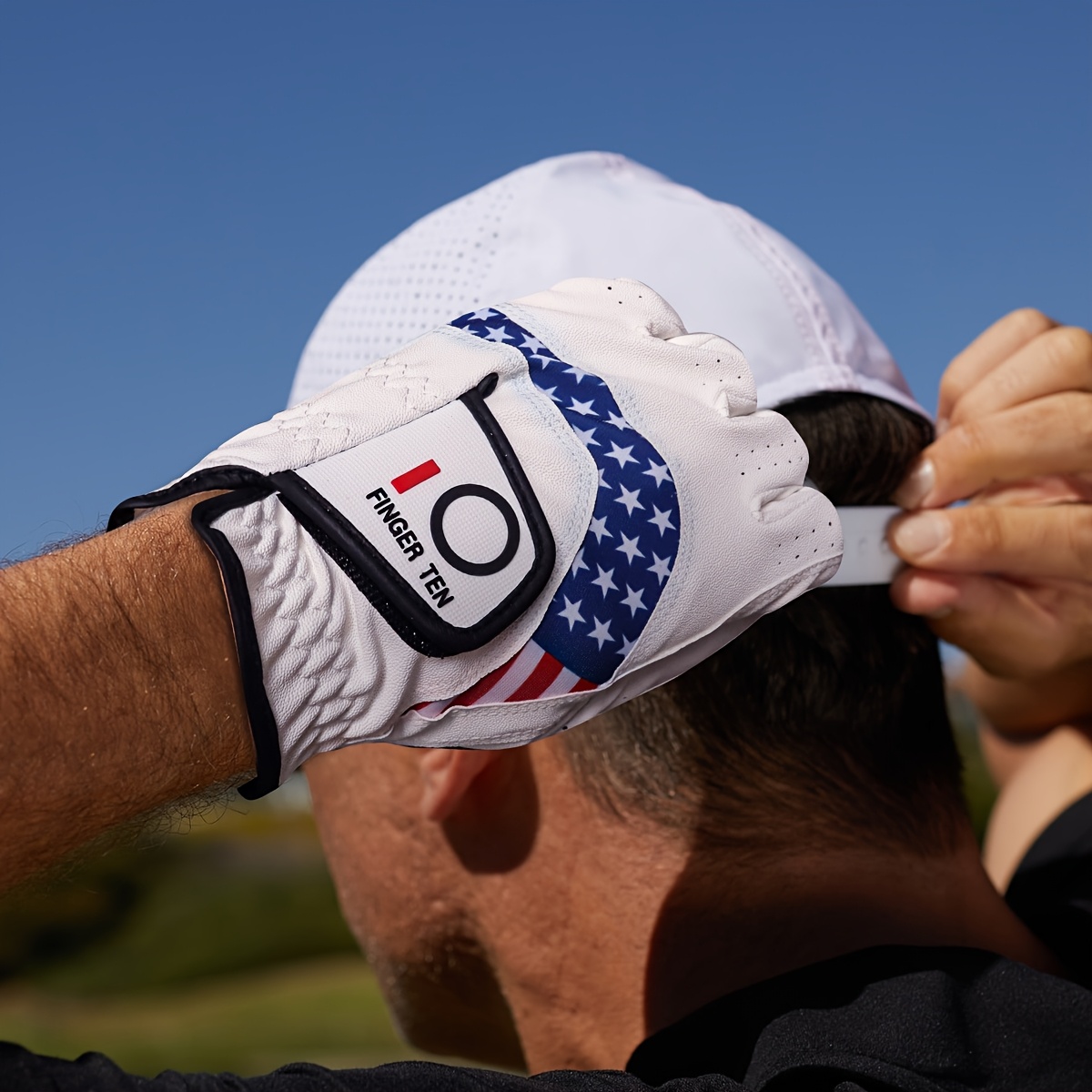 FINGER TEN Men's Golf Gloves 2pcs Left Hand All Weather GripSoft - Image 12