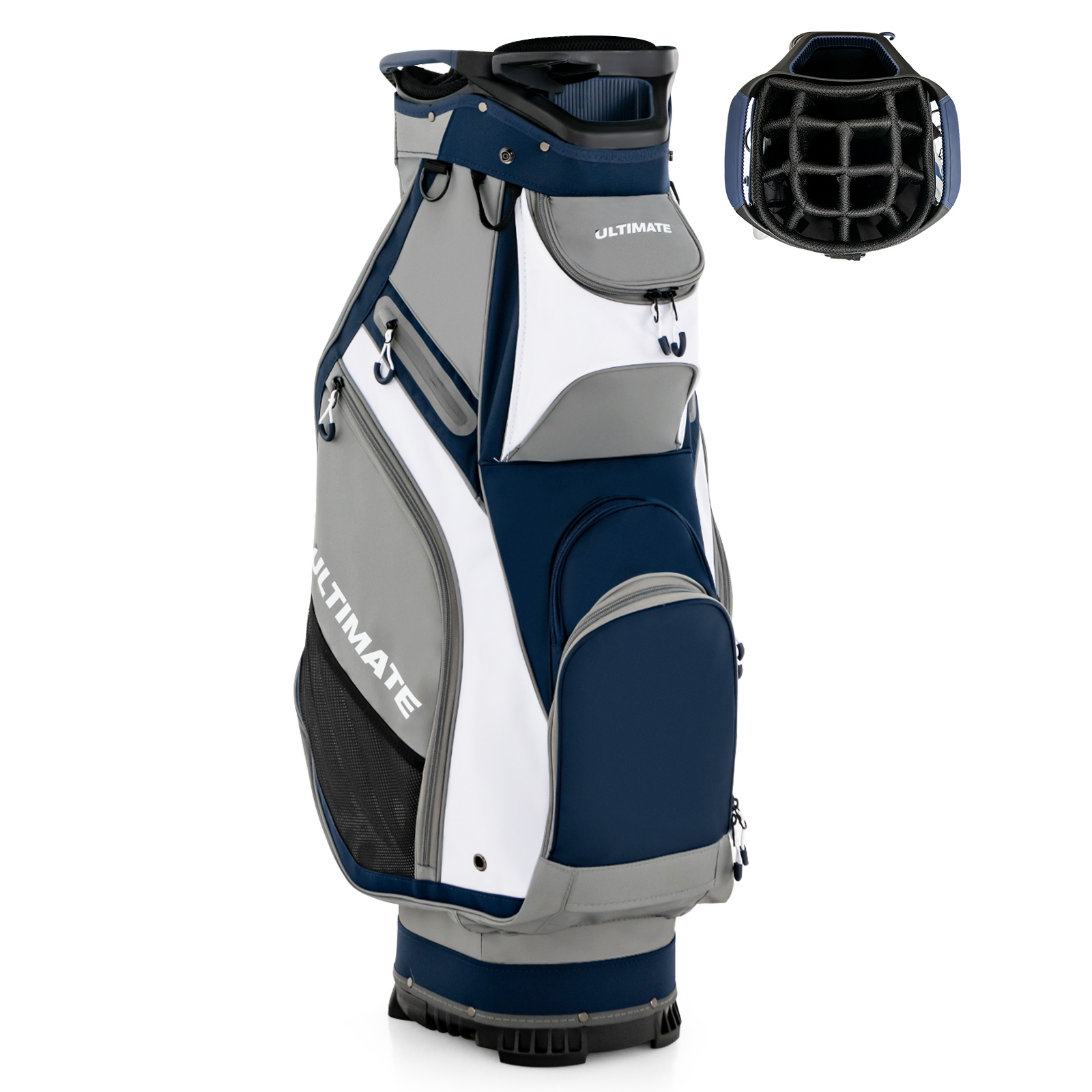 GIANTEX Golf Cart Bag Set with 14-Way Divider
