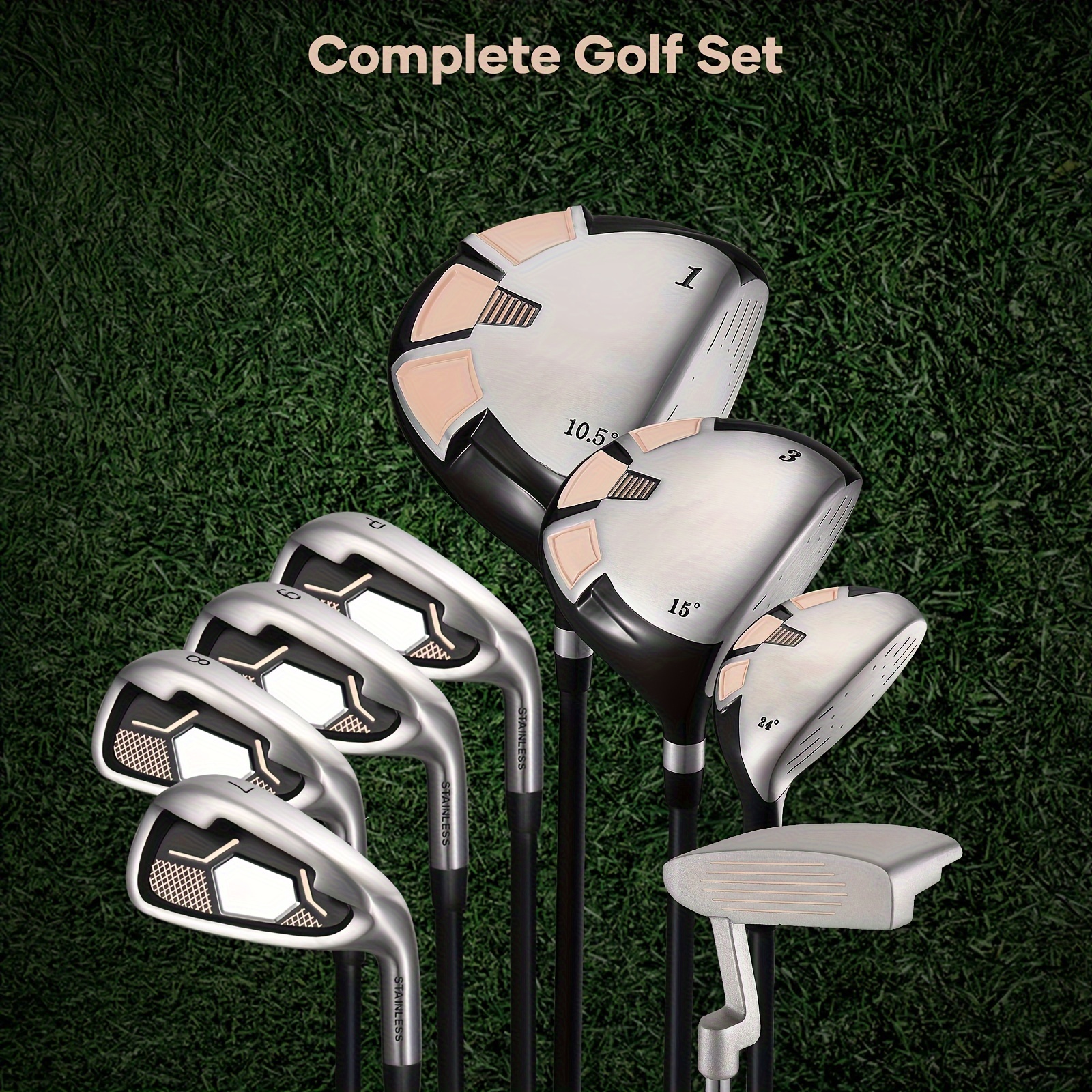 Complete Golf Clubs Package Set Includes 8 Club Set for Men Woman Right Handed - Image 5
