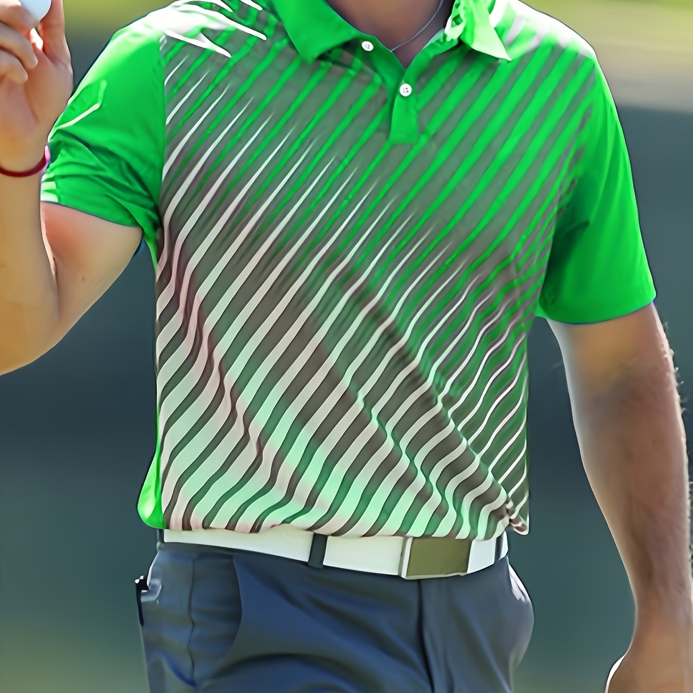 Men's Casual Sports Style Golf Shirt, Suitable for Wearing In Various Ball Games - Image 6