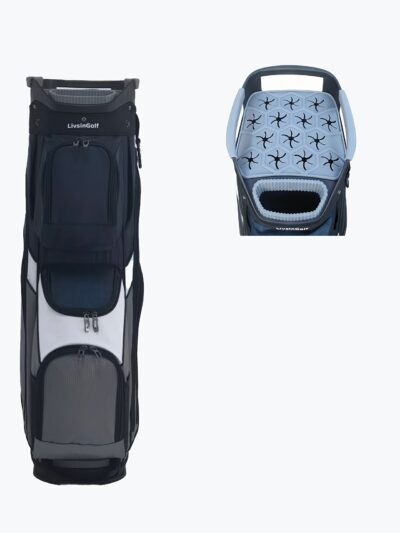 Livsingolf 15-Way Divider Lightweight Silent Stand Bag with Handle, Unisex