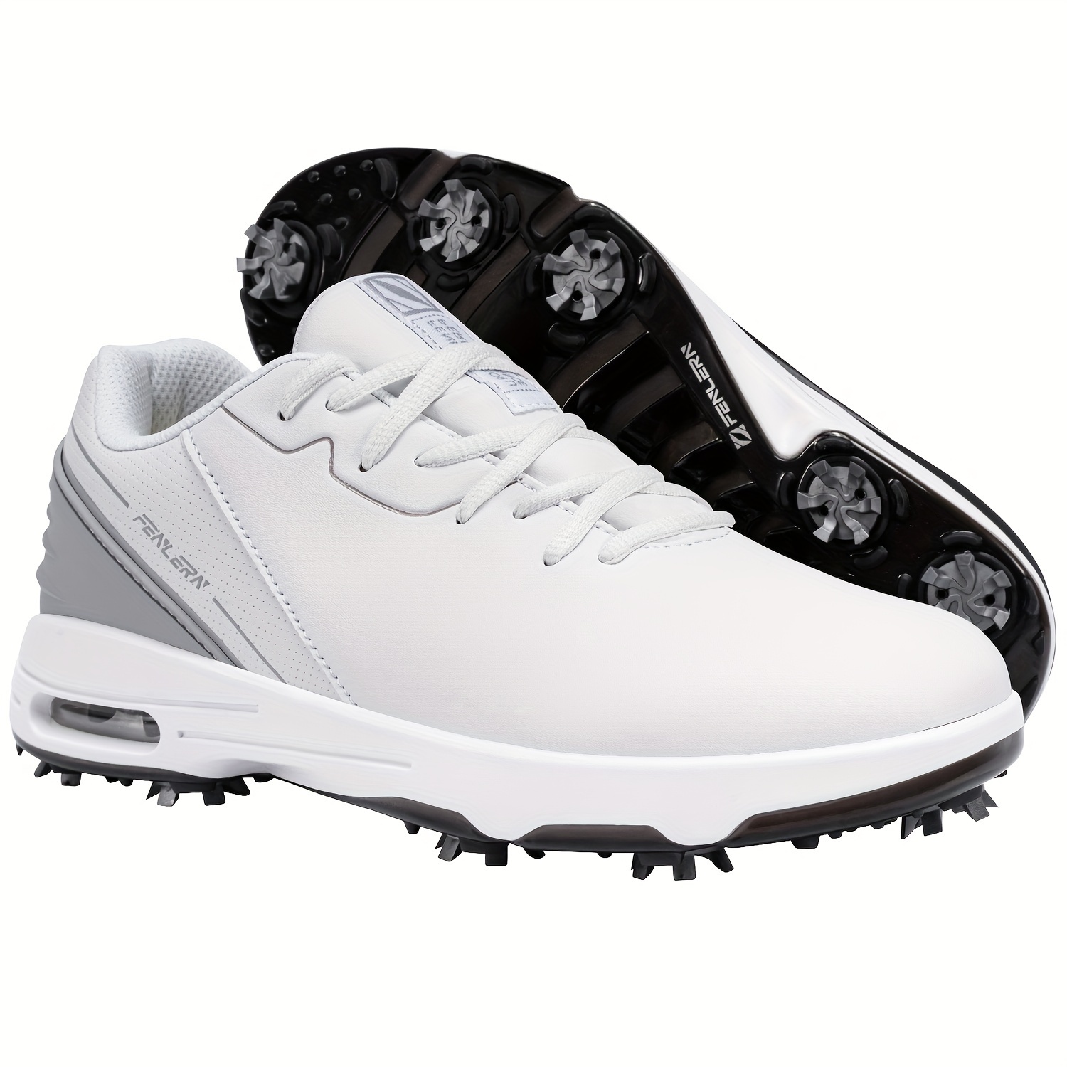 FENLERN Men's Waterproof & Breathable Golf Shoes with Cushioned Support, Full-Grip Cleats - Image 10