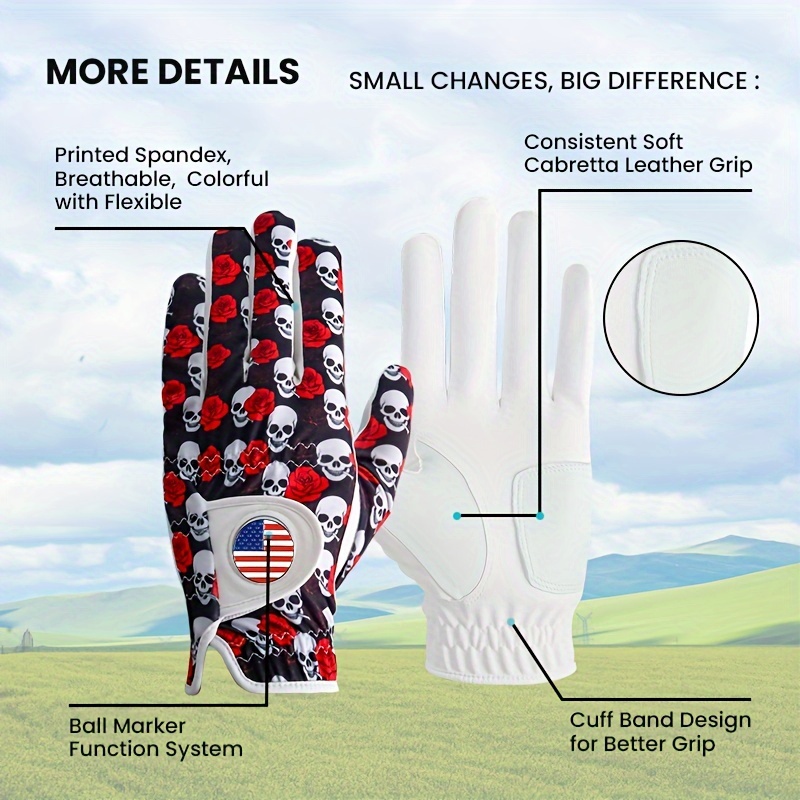 FINGER TEN Golf Gloves Men Right Handed Golfer Left Hand - Image 4