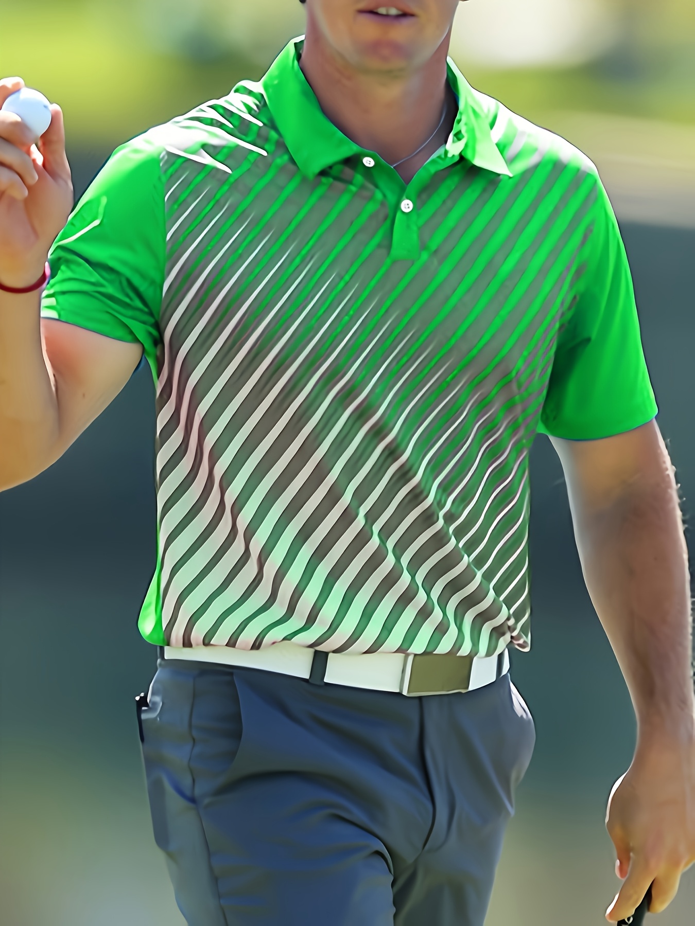 Men's Casual Sports Style Golf Shirt, Suitable for Wearing In Various Ball Games