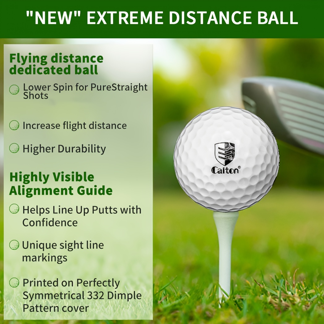 Caiton 6pcs Long Distance Golf Balls - Image 2