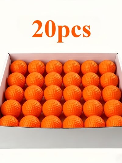 20pcs Golf Practice Balls - Long-Distance Hitting, Ideal for Driving Ranges, Courses, and Gifts