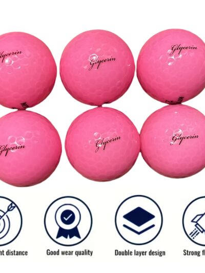 Golf tournament ball color golf two-layer ball, high-performance long-distance golf ball