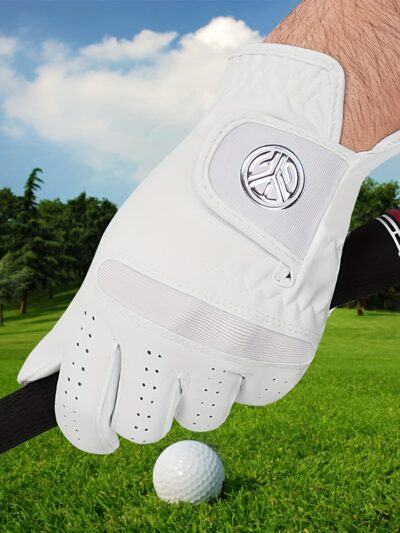 1pc Golf Gloves Men's Ultra-fiber Cloth Breathable Wear Golf Gloves