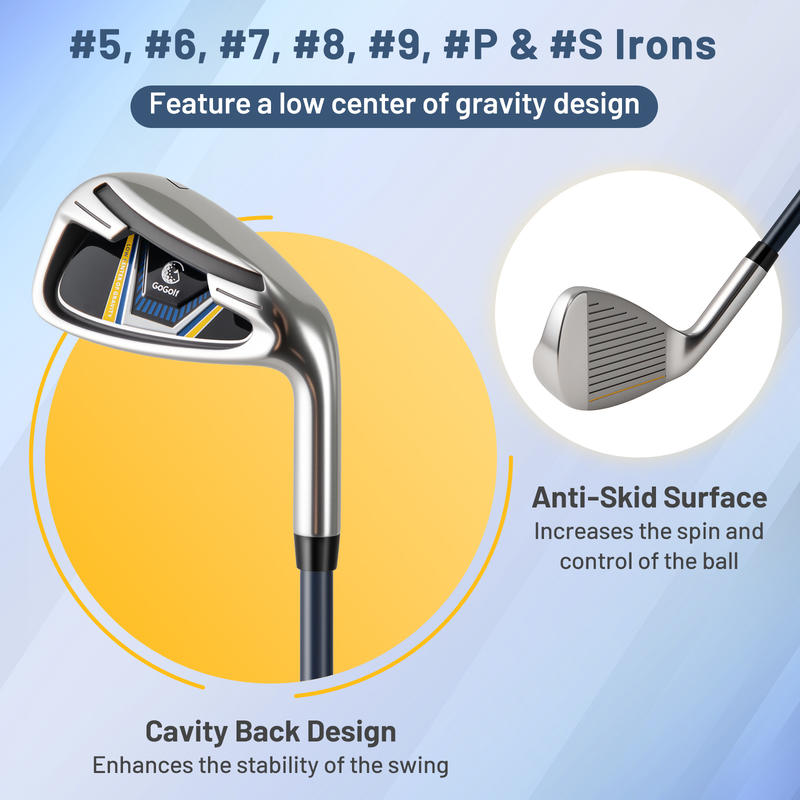 Men's Complete Golf Clubs And Set | Right Handed-Yellow - Image 6