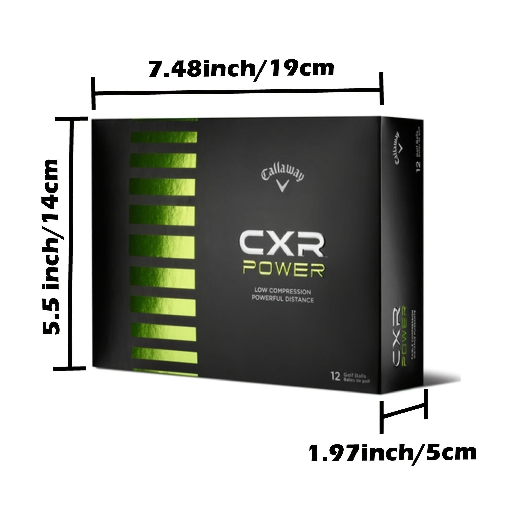 12pcs Callaway CXR Power Golf Balls - Image 6