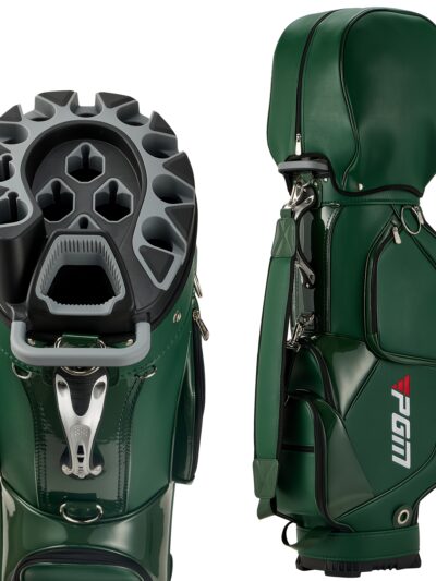 PGM Golf Cart Bag with 14 Way Organizer Divider Top