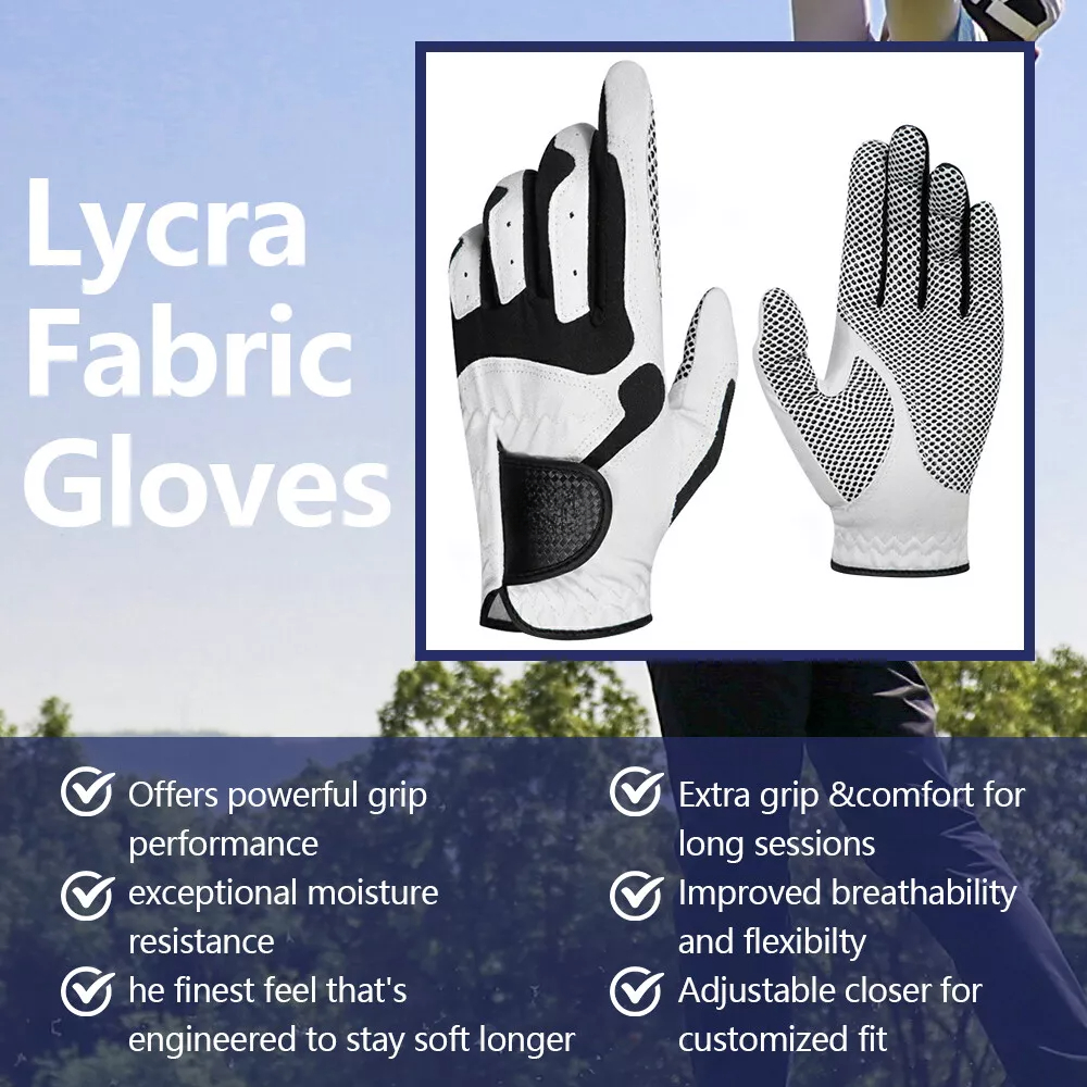 Hybrid Golf Gloves All Weather Men's Golf Glove - Image 2